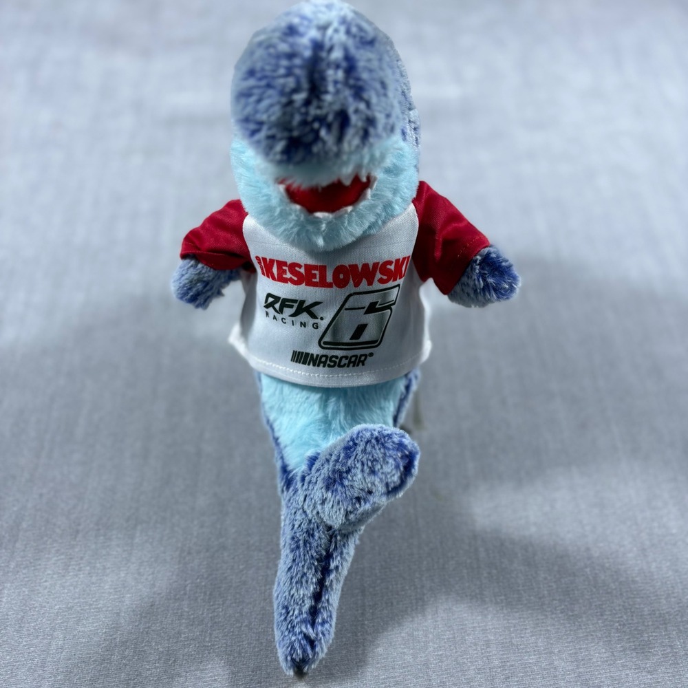 Plushology Plush Toy‎ Unisex 10in Blue Brad Keselowski NASCAR RFK Racing Shark